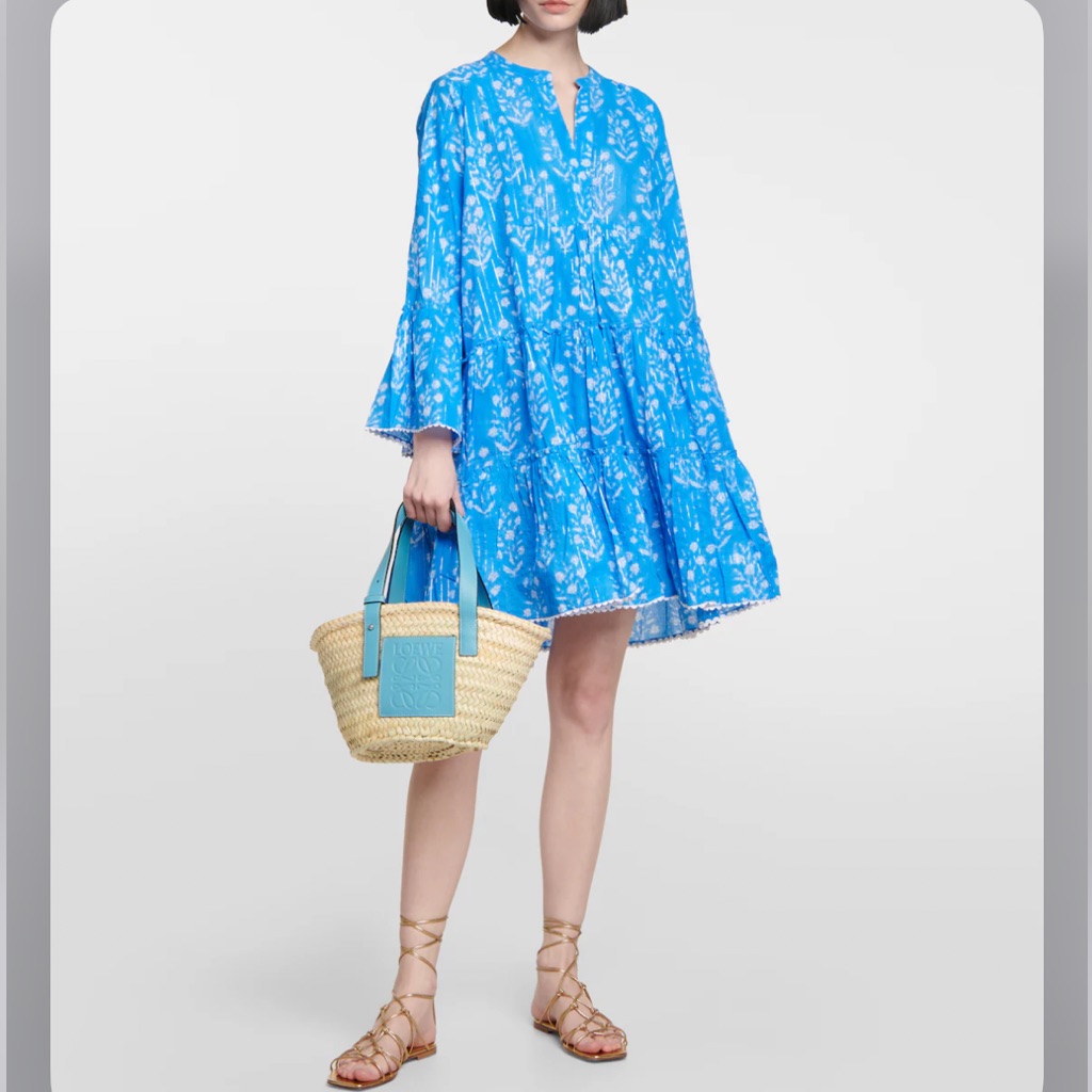 Juliet Dunn Sapphire/Silver Mini Dress. M. Nwt. — image 3 of 8